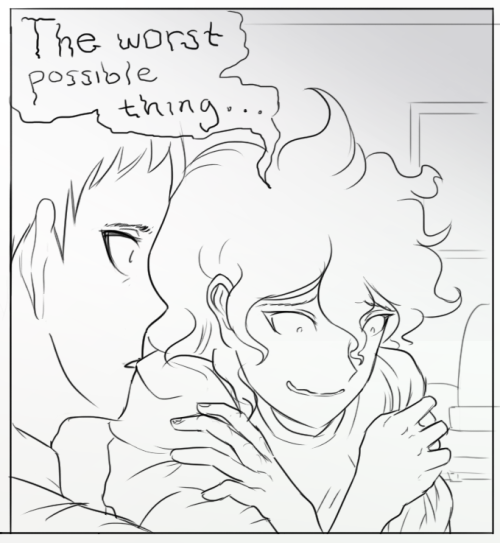sennari: sol—lux: this is old.. guidebook mentions that komaedas hair color is because of his 