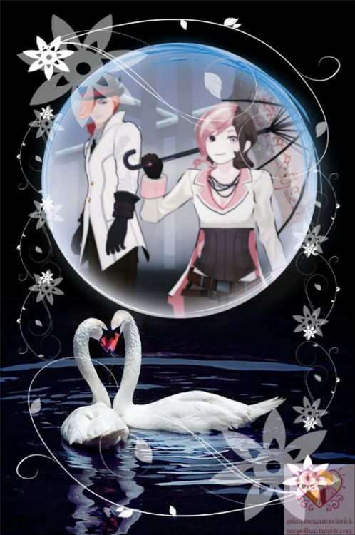 Day 33.  I think it’s very obvious why I chose swans for today’s edit: a pair of swans represent sou