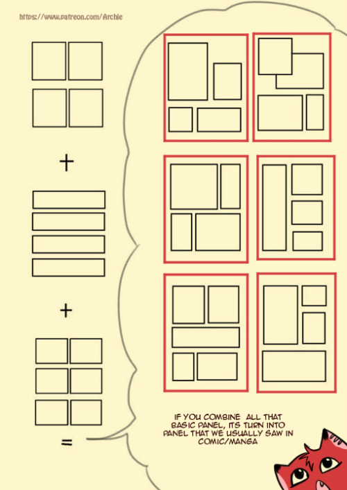 umbreeunix:chervenkotka:Simple Comic Panel Tutorial   please kindly visit my PATREON page  ^^THIS IS THE MOST INFORMATIVE COMIC ABOUT HOW TO MAKE COMICS IVE EVER SEEN=o 