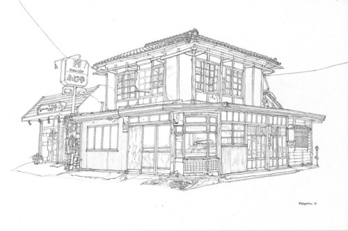 BoroboroDrawings of dilapidated buildings in the Japanese countryside Kozy made for our $70 patrons 