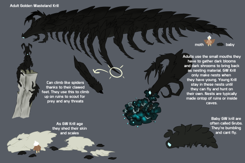 What If The Krill Were Morediverse? This Was A Fun Exercise On Designing Krill In The 3 Main Areas You