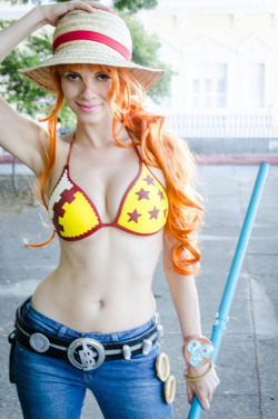 hotcosplaychicks:  Nami cosplay Punk Hazard by Mel-Rayzel  Check out http://hotcosplaychicks.tumblr.com for more awesome cosplay