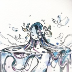 sillyjellieart:    Mermay late day 27| Water