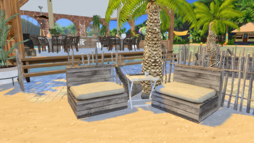 The Sims 4: BEACH BARName: Beach Bar§ 17.630Download in the Sims 4 Gallery orfind the download link 