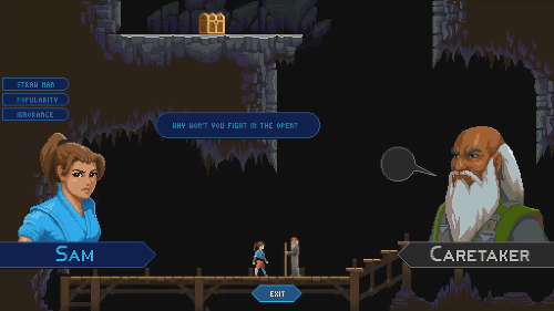 indiegamelover:  Savior is an action-adventure platformer currently on   Kickstarter