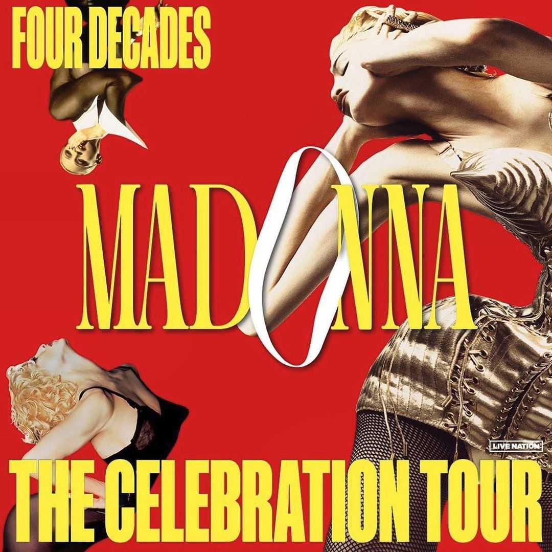 Behold, She is coming soon!
🎶 Come join the party / it’s a #CelebrationTour 🎶 @madonna (at The World)
https://www.instagram.com/p/CnhbZaxp4T1/?igshid=NGJjMDIxMWI=