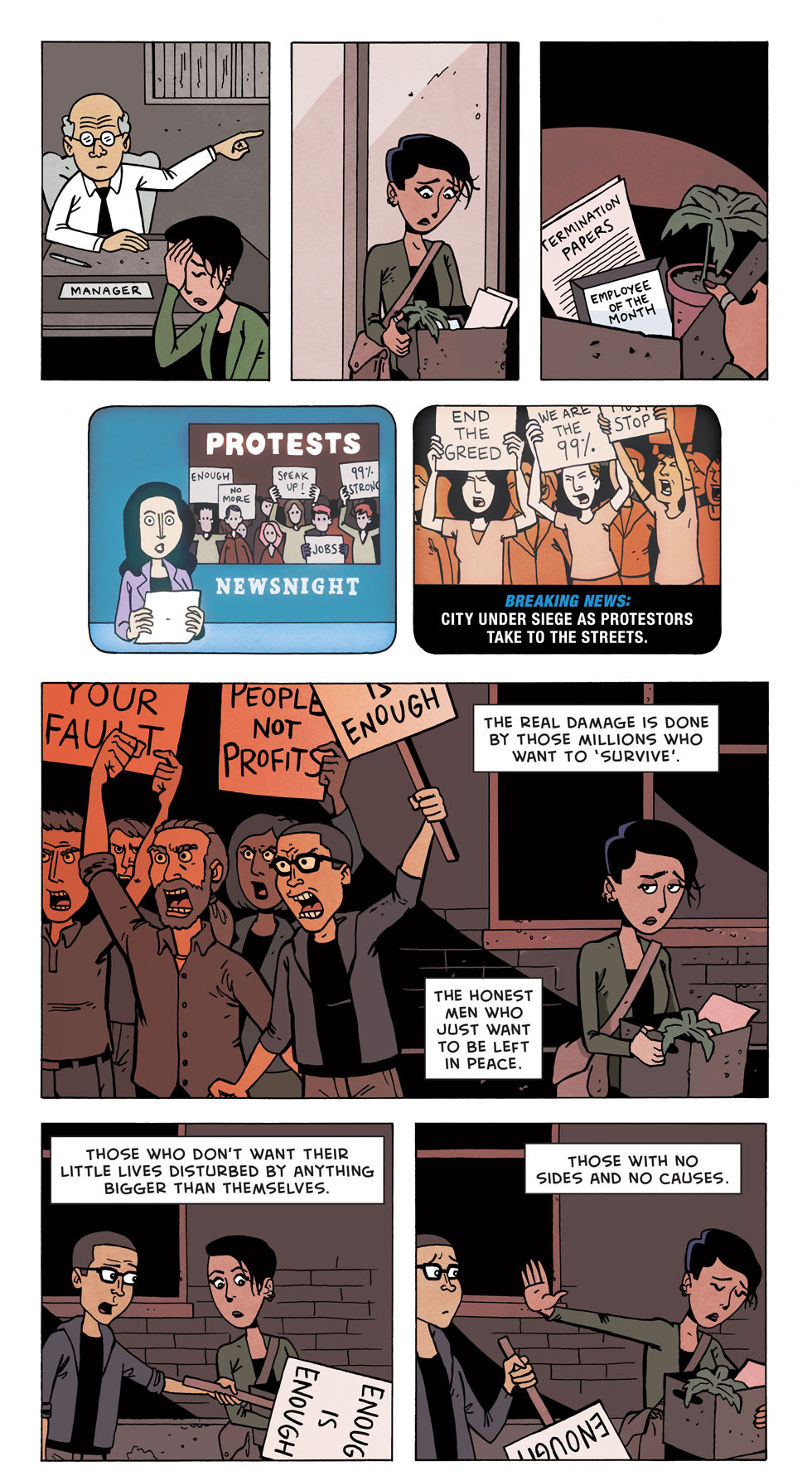 lady-feral: zenpencils:    “The real damage is done by those millions who want