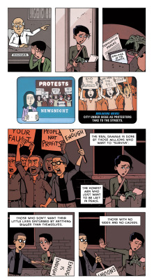 lady-feral: zenpencils:    “The real damage is done by those millions who want to ‘survive’. The honest men who just want to be left in peace. Those who don’t want their little lives disturbed by anything bigger than themselves. Those with no
