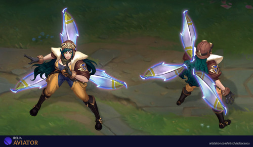  Aviator Irelia work done for the Irelia Champion Update in collaboration with the team at Riot Game