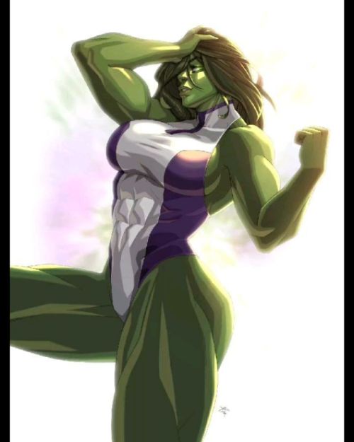 She Hulk time lapse . . . . . . . #timelapse #artdigital #shehulk #marvel #fanart #procreate #ipadpr