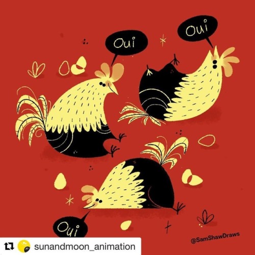 #Repost @sunandmoon_animation with @get_repost・・・On the third day of Christmas, @samshawdraws gave t