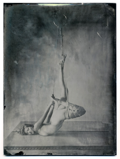 montecervesa:  rrriverrr:  rrriverrr:  These are each wetplate images on black glass, titled and signed by Marcus Ranum, the year and my name. They are 8x6 inch plates. 跾 a piece.  First is “Endless Fall II” Second is “A Leg to Stand On” and