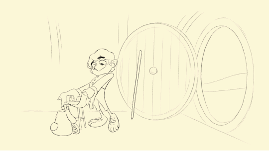 mac-rabbit:Made little gifs of my Bilbo animation :D