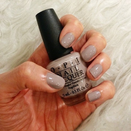 evachen212:  At a Brazilian nail salon so opted for @Opi_products Brazil Collection Taupeless Beach. Racy name, perfectly pretty dusty-lavender. (at Maria Bonita Salon & Spa)