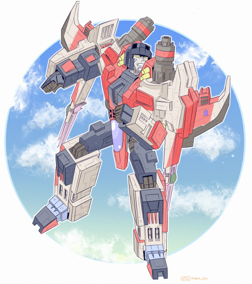 mostly-him:Starscream Galaxy Force. Prize for a contest I did in my [Instagram] :) [Redbubble] | [Pa