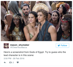 micdotcom:  Gods of Egypt is a critical and box office failure Awful reviews and criticism of whitewashing seem to have hurt Gods of Egypt in the long run. The 贬M film is projected to make as little as ผ million over the weekend. While Hollywood