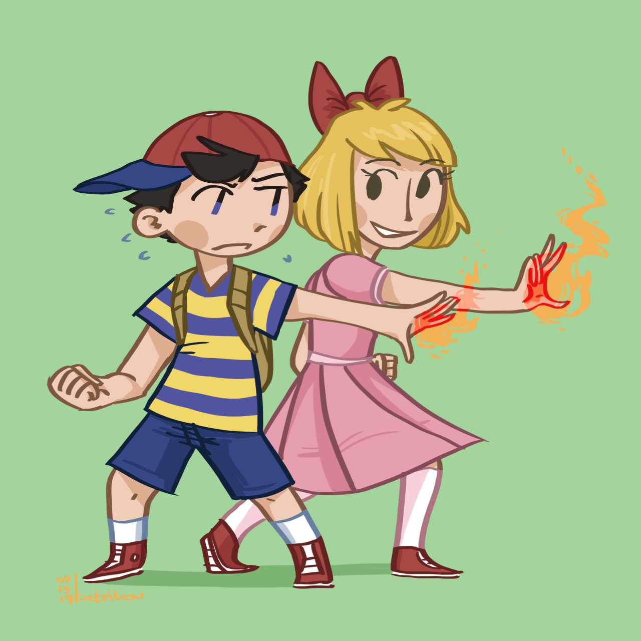 katribou:I imagine Paula would be happy to teach Ness some of her pk moves for smash