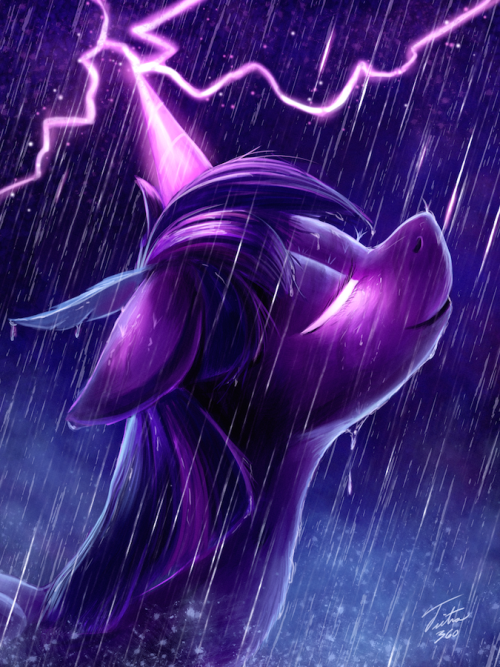 tsitra360:  Rain Speed paint from stream. Around 1.5 hours to make this. Enjoyed playing with the di