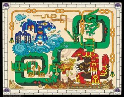 retrogamingblog:Nintendo in Mayan Art Style by Sita Navas