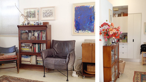 A Tel Aviv apartment, featuring the work of artist Lea Nikel, via MOPU.