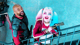 haleyscott:Behind the scenes of Suicide Squad. 