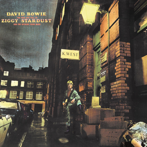 David Bowie ‘The Rise and Fall of Ziggy Stardust and the Spiders from Mars’, RCA, 1972. Artwork by T