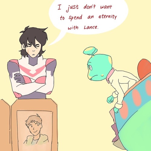 fivtoo:Come on Voltron, we all wanna see the real reason Keith voted for Lance. 