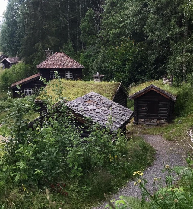 malnedott:some of the old houses on maihaugen 🌱