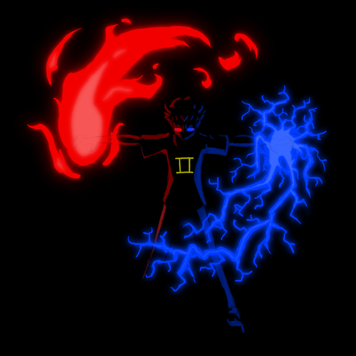 I kind of like to think that the different colors of Sollux’s psionics have different properties if used separately, more just because that would look sweet as hell than anything else. This whole picture is basically an excuse to do a light show....