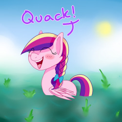 duckponies:  Artwork by Ask Filly Princess Cadence  ^w^