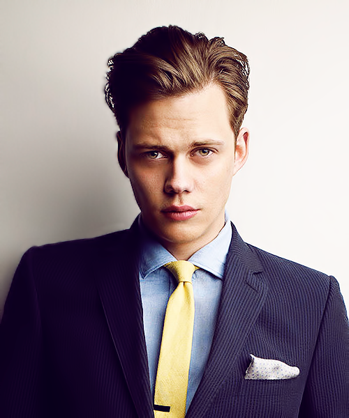 sillybitchhours:  i am officially starting the conspiracy that bill skarsgård did not actually play pennywiselike how can this gorgeous face go from this:to fucking this:this face chiseled by the gods:to this ugly mother:this sexi boi:to this scarie