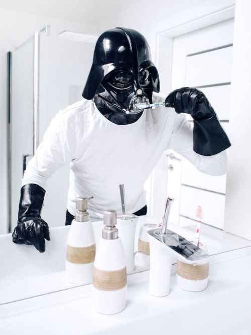 XXX archiemcphee:  Darth Vader is a busy Sith photo