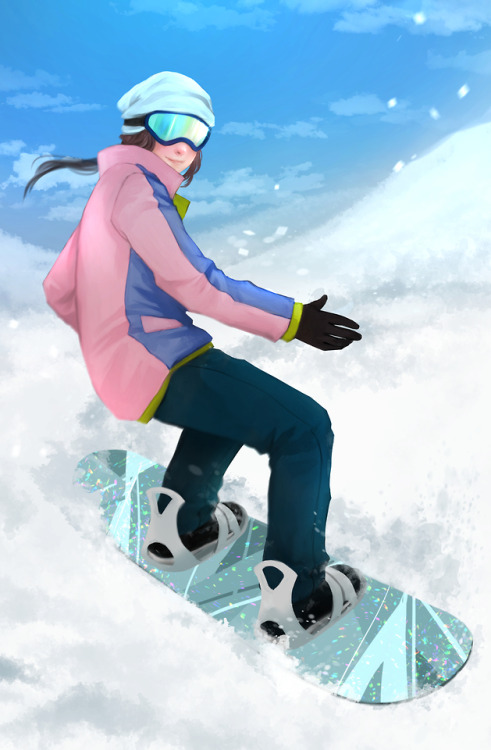 Snowboard.Last time to snowboard is at 2011. Very loooong time ago,but I still remember it’s pretty 