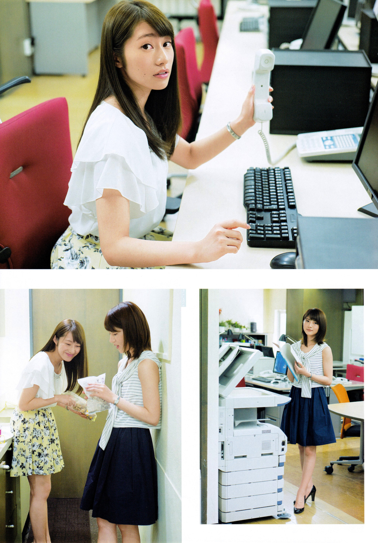 yic17:  Sakurai Reika &amp; Wakatsuki Yumi (Nogizaka46) | B.L.T. 2016.08 IssueCredit:
