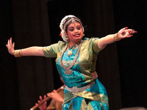 anieliza:  Hema Ramaswamy, a young Indian-American woman with Down syndrome, performs her arangetram, the public presentation of bharatanatyam, a classical South Indian dance form. (x) 