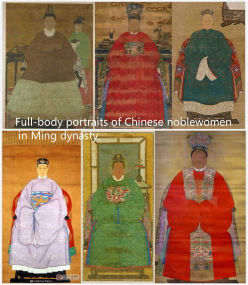 hanfugallery:how chinese women dress in ming dynasty.reference by ancient paintings.the following ar