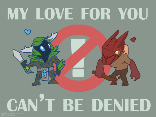 krovean: DOTA 2 Valentines - Lane Creeps by shelzie League players can’t love