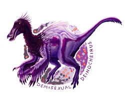 pridedinosaurs:  Sexuality Pride Dinosaurs - Part 2** The queer dinosaur is not intended to represent non-straight sexualities as a whole, but is instead for any non-heteronormative individual who chooses to reclaim the word “queer” to describe their