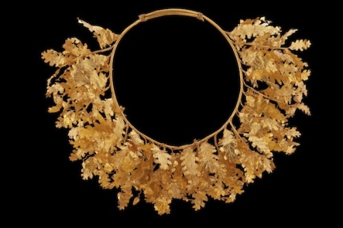 theladyintweed:TheLadyInTweedGolden Jewels from Vergina Museum, MacedoniaMany are from the tomb of P