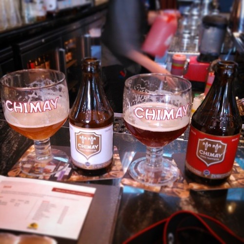 Good ol’ #HRC, great #Chimay beers (at Hard Rock Cafe Brussels)