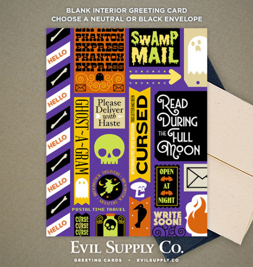 Ghost Mail greeting card ($2.50 &ndash; on sale for $2.00 through April 16!)A card specifically desi