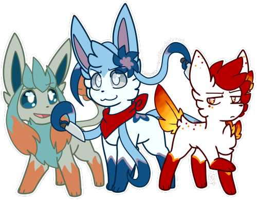 theconfusedanimal:Art trade of a group chibi for @maple-and-pie!THIS ART IS ABSOLUTELY NOT TO BE USE