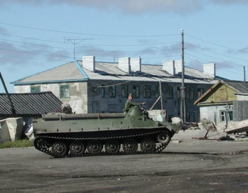 The Siberian village of Lorino, in Chukotsky District of the ChukotkaAutonomous Okrug (Russia).Sovie