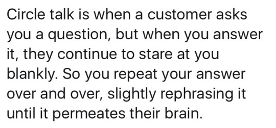 thekeybladeninja:  greatfay:  corisanna:  starfire003:  irrevocably-delicious:  Some retail complaints from twitter this morning. I don’t think anyone can fully comprehend how stupid humans are until they work a retail or hospitality job.    I’d like