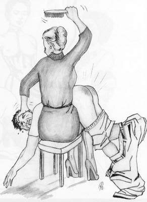 otk4me:  spankingtushynthegiblets:  naughty hubby..  Good pressure on the head to maintain his posit