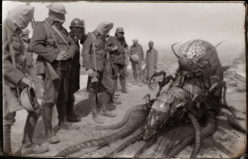oldschoolsciencefiction:The Great Martian War (1913 - 1917).