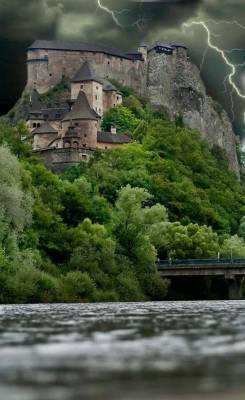 bluepueblo:  Stormy Castle, France photo via besttravelphotos 