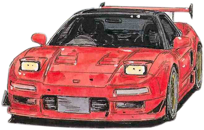 pherrari:  Transparent Go Hojo NSX  