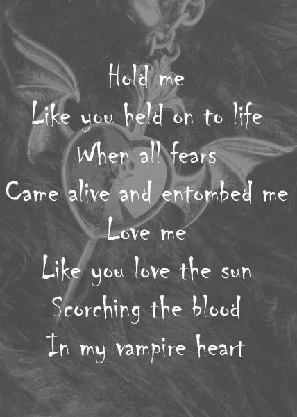 Him Lyrics Him Vampire Heart