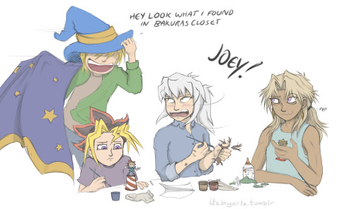 itchyarts:  An excuse to practice Marik ran off with my head.
